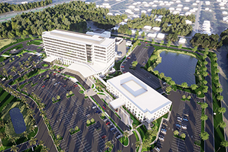 Rendering of North Port Hospital Rendering of North Port Hospital